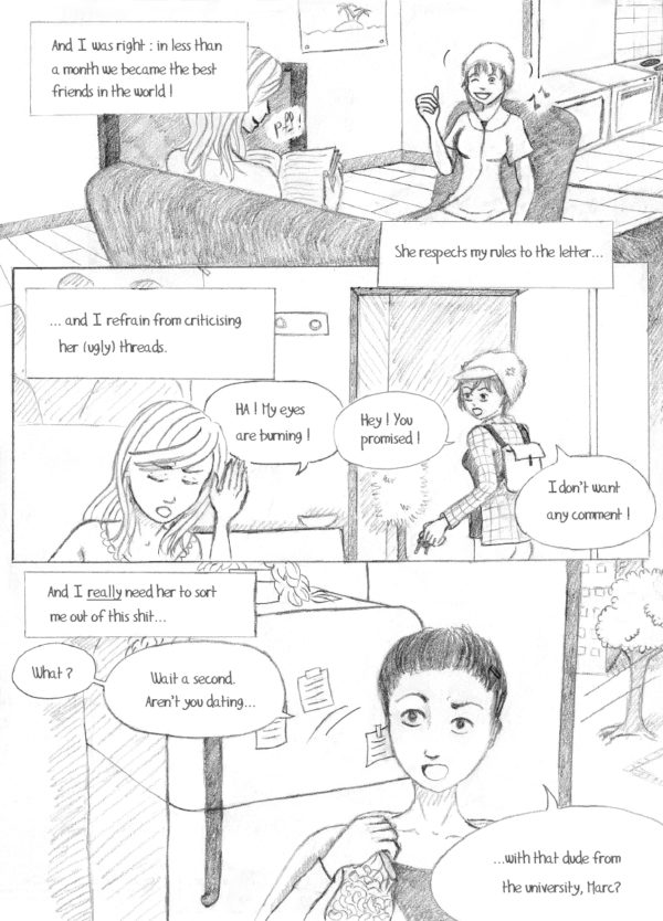 Roommate Soulmate comic Page 3